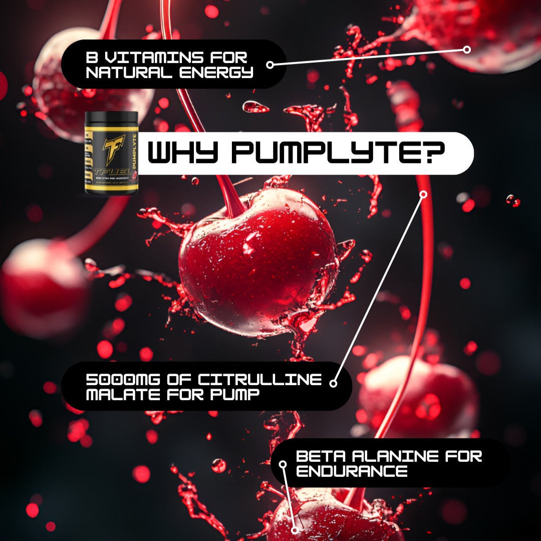 PUMPLYTE - Non-Stim Pre-Workout - Cherry Blast