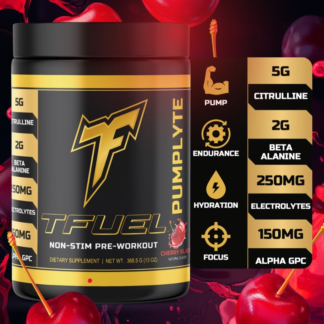 PUMPLYTE - Non-Stim Pre-Workout - Cherry Blast